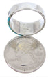 Turquoise Southwest Silver Ring Size 5-3/4 YS68262